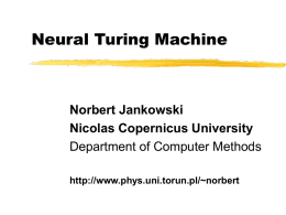 Neural Turing Machine