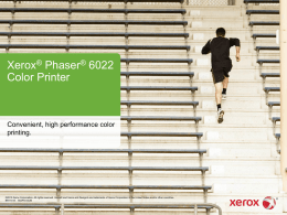 Xerox Phaser 6020/6022 Color Printer