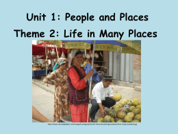 Unit 1: People and Places