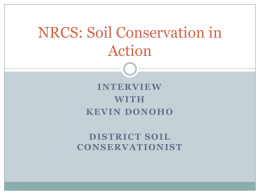 NRCS: Soil Conservation in Action