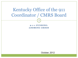 Kentucky Office of the 911 Coordinator/CMRS Board