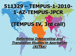 511329 – TEMPUS-1-2010-1-AZ-TEMPUS-JPCR