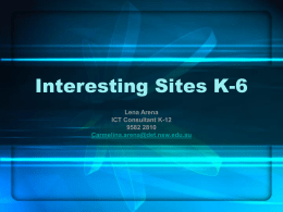 Interesting Sites K-6
