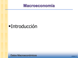 Mankiw 5/e Chapter 2: The Data of Macroeconomics
