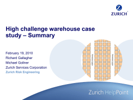 High Challenge Warehouse Case Study
