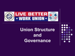 Union Structure - National Federation of Federal Employees