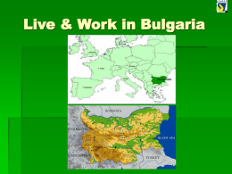 Live & Work in Bulgaria