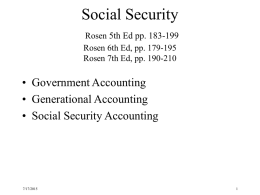 Social Security Rosen 5th Edition, pp. 183