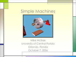 Simple Machines - Florida Science Olympiad Home Page
