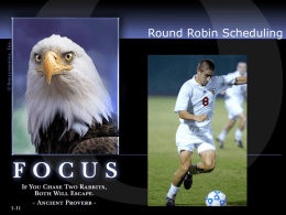 Round Robin Scheduling - Indiana University Bloomington