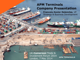 APM Terminals - Developing Markets Associates
