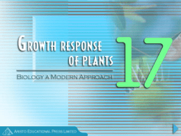 Growth Response of Plants