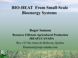 4 BIO-HEAT - Resource Efficient Agricultural