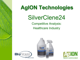 AgION Technologies - Bio Shield Tech, LLC