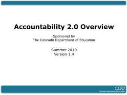 Accountability 2.0 Overview