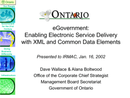 Common Data Elements
