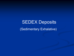 Sedex deposits - McGill University
