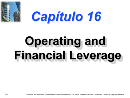 Chapter 16 -- Operating and Financial Leverage