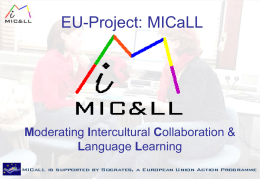 MICaLL Moderating Intercultural Collaboration & Language