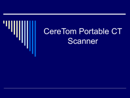 CereTom Portable CT Scanner