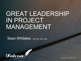Great Leadership in Project Management