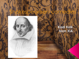 Shakespearean comedies