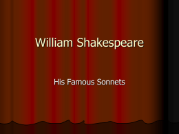 William Shakespeare (put taken picture here)