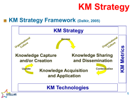 KM Strategy - Stellar Leadership