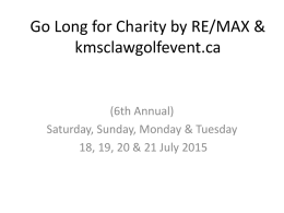 KM Supports Charity - KMSC Law Golf Event