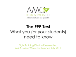 The FPP Test: What you need to know