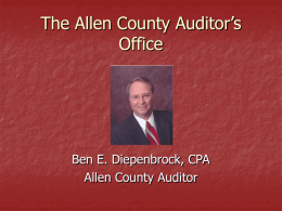 The Allen County Auditor’s Office