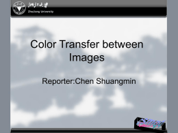 Color Transfer between Images