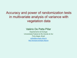 Multivariate Analysis in Landscape Ecology