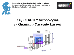 Quantum Cascade Lasers