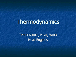 Thermodynamics - Illinois State University
