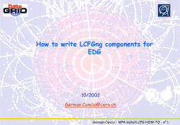 WP4-install: LCFG components for EDG