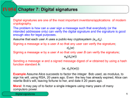 CHAPTER 09 - Digital signatures