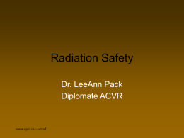 Radiation Safety - University of Prince Edward Island