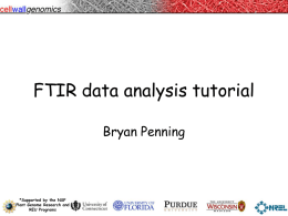 FTIR data analysis tutorial