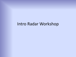 Intro Radar Workshop