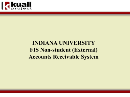 FIS Accounts Receivable System