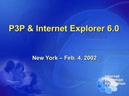 Internet Explorer Privacy Features