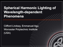 Spherical Harmonic Lighting of Wavelength