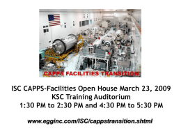 CAPPS_openHouse - URS Corporation
