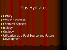 Gas Hydrates - Texas Coastal Erosion Data Network