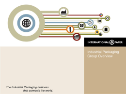 IPG Overview - International Paper