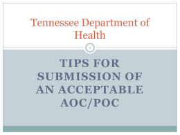 Tennessee Department of Health