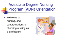 Practical Nursing Program Orientation