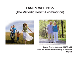Preventive Care in Family Practice