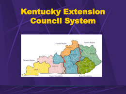 Kentucky Extension Council System